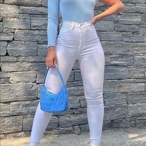 Fashion Nova super high waist Denim Skinnies
